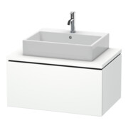 Duravit Meuble sous lavabo L-Cube 82x54,7 cm, blanc mat, avec console, 1 tiroir-1
