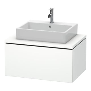 Duravit Meuble sous-lavabo L-Cube 82x54,7 cm, blanc mat, pour console, 1 tiroir