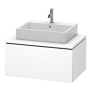 Duravit Meuble sous-lavabo L-Cube 82x54,7 cm, blanc mat, pour console, 1 tiroir