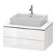 Duravit Meuble sous-lavabo L-Cube 82x54,7 cm, blanc œuf, 2 tiroirs