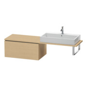 Duravit Meuble sous lavabo L-Cube 82x54,7 cm, chêne naturel, 1 tiroir, pour console-1