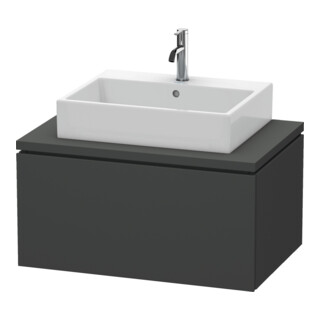 Duravit Meuble sous-lavabo L-Cube 82x54,7 cm, graph ma, avec console, 1 tiroir