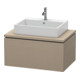 Duravit Meuble sous lavabo L-Cube 82x54,7 cm, lin, pour console, 1 tiroir-1