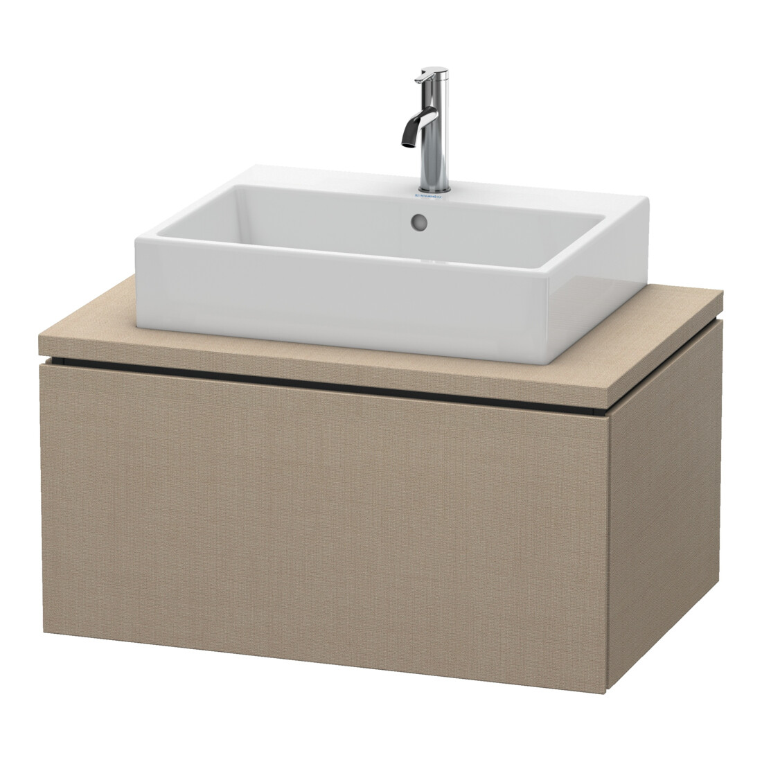 Duravit Meuble sous lavabo L-Cube 82x54,7 cm, lin, pour console, 1 tiroir