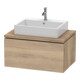 Duravit Meuble sous lavabo L-Cube 82x54,7 cm, marbre œuf, pour console, 1 tiroir-1