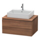 Duravit Meuble sous lavabo L-Cube 82x54,7 cm, noyer naturel, pour console, 2 tiroirs-1