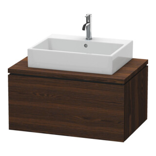 Duravit Meuble sous lavabo L-Cube 82x54,7 cm, noyer, pour console, 1 tiroir
