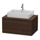 Duravit Meuble sous-lavabo L-Cube 82x54,7 cm, noyer, pour console, 2 tiroirs-1