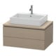 Duravit Meuble sous lavabo L-Cube 82x54,7 cm, sans console, 2 tiroirs-1