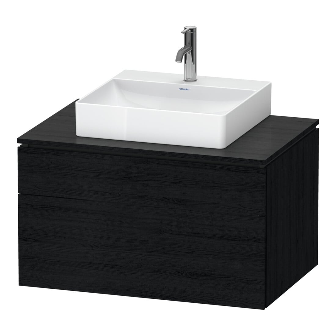 Duravit Meuble sous-lavabo L-Cube 82x55 cm, blanc, 1 tiroir, 1 coulissant, suspendu