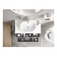 Duravit Meuble sous lavabo L-Cube 82x55 cm, blanc mat, 1 tiroir, 1 coulissant, suspendu