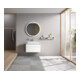 Duravit Meuble sous lavabo L-Cube 82x55 cm, blanc mat, 1 tiroir, 1 coulissant, suspendu