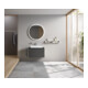 Duravit Meuble sous lavabo L-Cube 82x55 cm, gris, 1 porte, 1 tiroir, suspendu