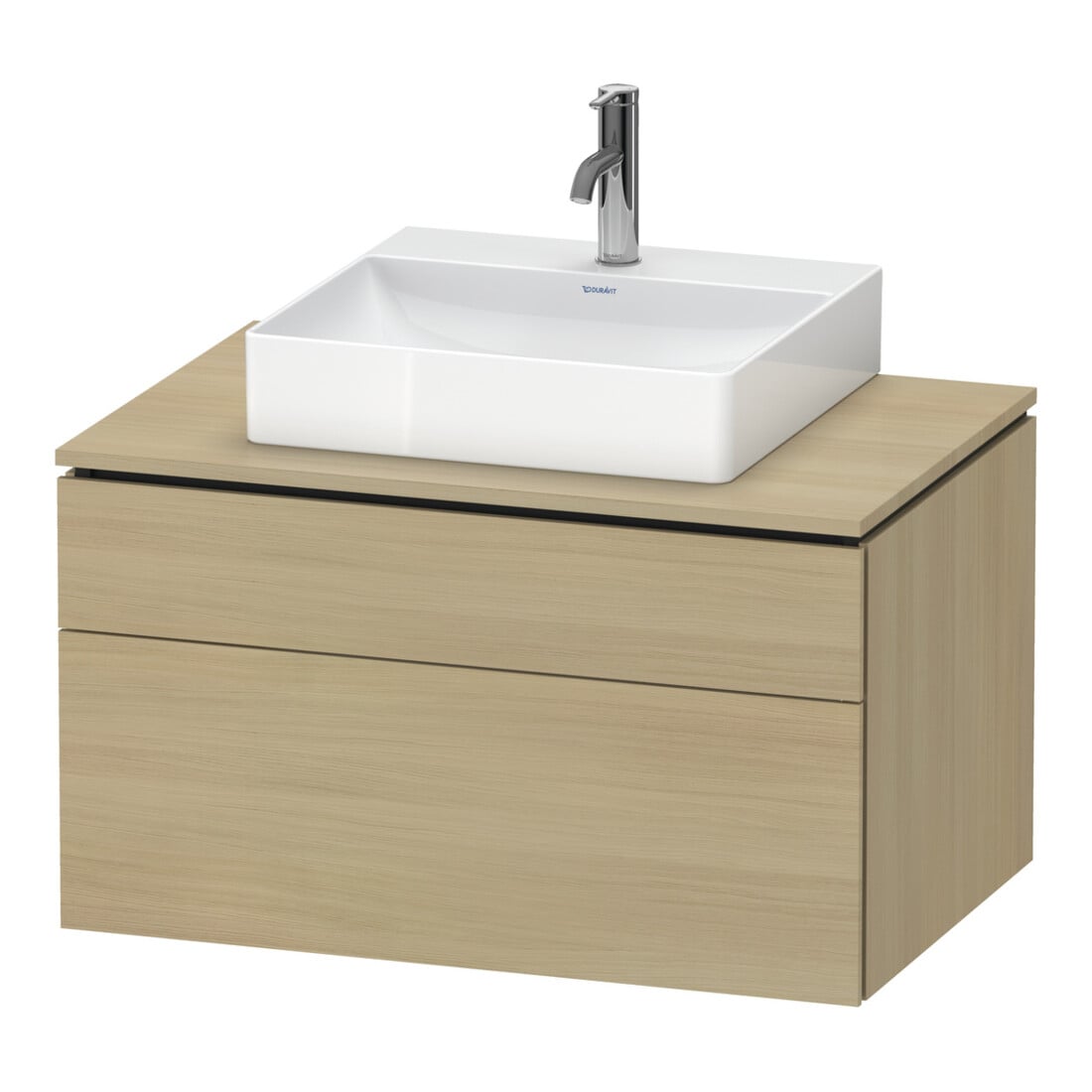 Duravit Meuble sous lavabo L-Cube 82x55 cm, méd. E, 1 porte, 1 tiroir, suspendu