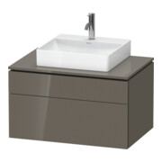 Duravit Meuble sous lavabo L-Cube 82x55cm, 1 porte, 1 tiroir, suspendu-1