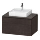 Duravit Meuble sous lavabo L-Cube 82x55cm, E d ge, 1 porte, 1 tiroir, suspendu-1