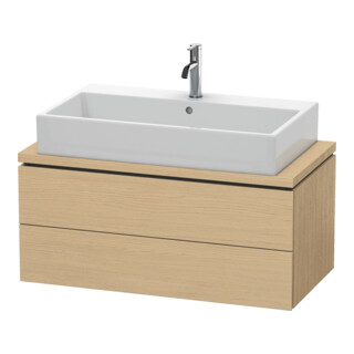 Duravit Meuble sous-lavabo L-Cube 92x47,7 cm, blanc œuf, 2 tiroirs