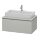 Duravit Meuble sous lavabo L-Cube 92x54,7 cm, béton gris, 1 tiroir, sans console-1