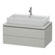 Duravit Meuble sous lavabo L-Cube 92x54,7 cm, béton gris, 2 tiroirs, f Kons-1