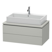 Duravit Meuble sous lavabo L-Cube 92x54,7 cm, béton gris, 2 tiroirs, f Kons