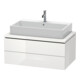 Duravit Meuble sous lavabo L-Cube 92x54,7 cm, blanc brillant, 2 tiroirs-1