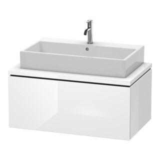 Duravit Meuble sous-lavabo L-Cube 92x54,7 cm, blanc brillant, avec console, 1 tiroir