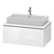 Duravit Meuble sous lavabo L-Cube 92x54,7 cm, blanc brillant, avec console, 1 tiroir-1