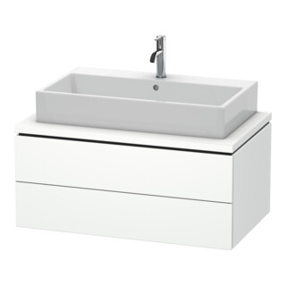 Duravit Meuble sous-lavabo L-Cube 92x54,7 cm, blanc mat, 2 tiroirs