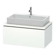 Duravit Meuble sous lavabo L-Cube 92x54,7 cm, blanc mat, avec console, 1 tiroir