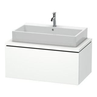 Duravit Meuble sous-lavabo L-Cube 92x54,7 cm, blanc mat, pour console, 1 tiroir