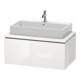 Duravit Meuble sous-lavabo L-Cube 92x54,7 cm, blanc œuf, pour console, 1 tiroir