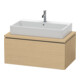 Duravit Meuble sous-lavabo L-Cube 92x54,7 cm, chêne naturel, pour console, 1 tiroir-1