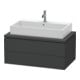 Duravit Meuble sous-lavabo L-Cube 92x54,7 cm, graph ma, f Kons, 2 tiroirs-1