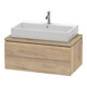 Duravit Meuble sous-lavabo L-Cube 92x54,7 cm, marbre œuf, pour console, 2 tiroirs-1