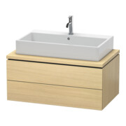 Duravit Meuble sous lavabo L-Cube 92x54,7 cm, méd. chêne, 2 tiroirs