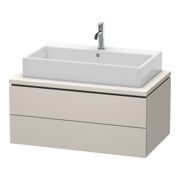 Duravit Meuble sous-lavabo L-Cube 92x54,7 cm, taupe mat, 2 tiroirs