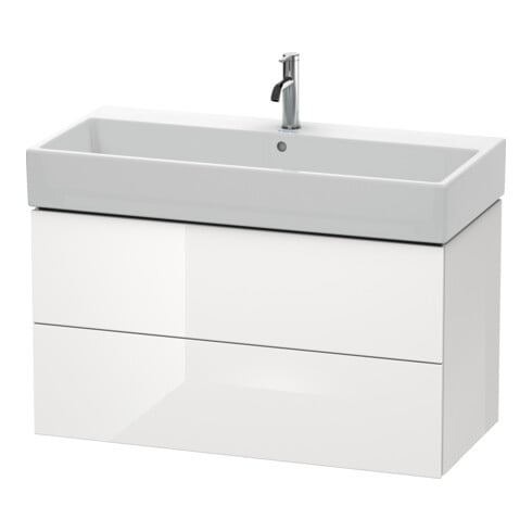 Duravit Meuble sous-lavabo L-Cube 98,4 x 45,9 cm, bas, 2 tiroirs, suspendu