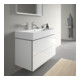 Duravit Meuble sous lavabo L-Cube 98,4 x 45,9 cm, blanc brillant, 2 tiroirs, suspendu