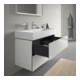 Duravit Meuble sous lavabo L-Cube 98,4 x 45,9 cm, blanc brillant, 2 tiroirs, suspendu