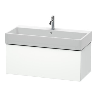 Duravit Meuble sous lavabo L-Cube 98,4 x 45,9 cm, blanc mat, 1 tiroir, suspendu