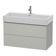 Duravit Meuble sous-lavabo L-Cube 98,4 x 45,9 cm, blanc mat, 2 tiroirs, suspendu