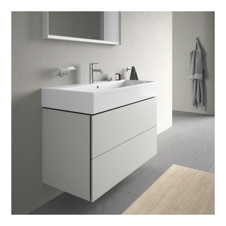 Duravit Meuble sous-lavabo L-Cube 98,4 x 45,9 cm, blanc mat, 2 tiroirs, suspendu