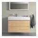 Duravit Meuble sous lavabo L-Cube 98,4 x 45,9 cm, blanc œuf, 2 tiroirs, suspendu