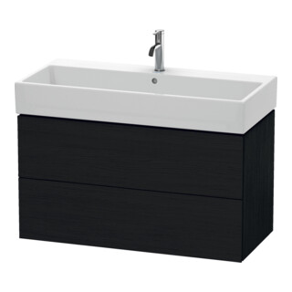Duravit Meuble sous lavabo L-Cube 98,4 x 45,9 cm, blanc œuf, 2 tiroirs, suspendu