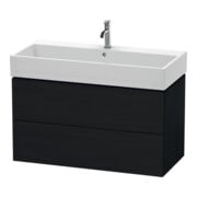 Duravit Meuble sous lavabo L-Cube 98,4 x 45,9 cm, blanc œuf, 2 tiroirs, suspendu