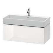 Duravit Meuble sous lavabo L-Cube 98,4 x 45,9 cm, graphite mat, 1 tiroir, suspendu-3