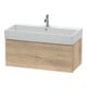 Duravit Meuble sous lavabo L-Cube 98,4 x 45,9 cm, marbre œuf, 1 tiroir, suspendu-1