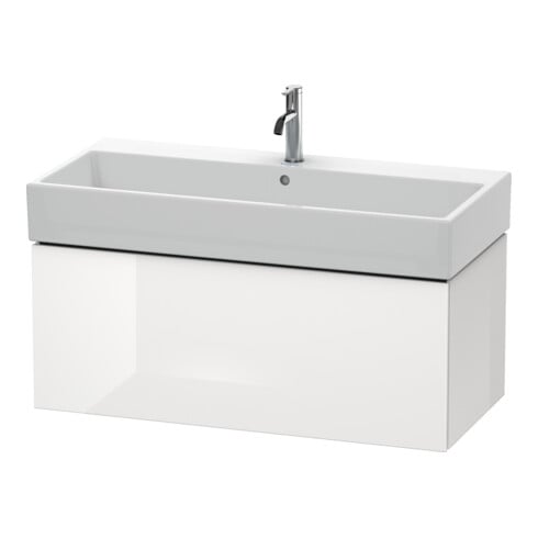 Duravit Meuble sous lavabo L-Cube 98,4 x 45,9 cm, marbre œuf, 1 tiroir, suspendu