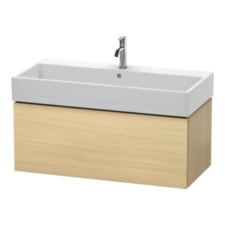 Duravit Meuble sous lavabo L-Cube 98,4 x 45,9 cm, méd. chêne, 1 tiroir, suspendu