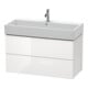 Duravit Meuble sous lavabo L-Cube 98,4 x 45,9 cm, N chanfreiné, 2 tiroirs, suspendu-3